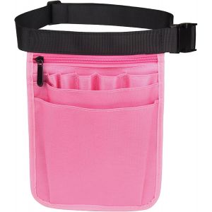 Kalanka-Sac D'infirmière Ceinture,Pochette Infirmiere Ceinture,Sac De Ceinture Pratique Organisateur De Travail Avec Ceinture Ajustable,Pour Hommes Et Femmes (Rose) - Neuf