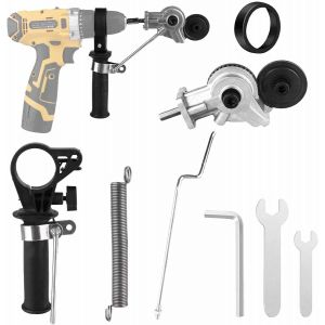 Grignoteuse de Tôle, Plaque de Perceuse Électrique, Cisailles de Perceuse Électrique, Electric Drill Shears, Coupeur de tôle Attachement, Découpe Précise Accessoire pour Perceuse à Grignoter - Neuf