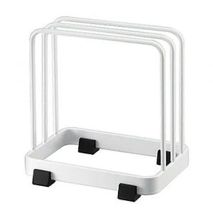 Pot En Métal Couvercle Porte-Planche À Découper Planche À Découper Organisateur Stand Support,Comptoir De Cuisine,Dr - Neuf