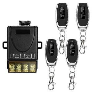 Télécommande Commutateur RF 220V 30A Récepteur Relais + Émetteur Set - Neuf