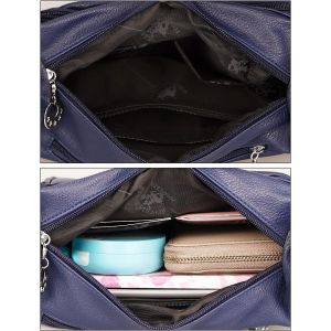 TZF-Sac Bandouli&egrave;re Femme, Cusual Multi-Poches Sac &agrave; Main en Cuir PU Sac &agrave; Bandouli&egrave;re (marron) - Neuf