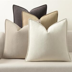 Cauc-Lot De 4 Housses De Coussin 45x45 Cm En Chenille, &Eacute;l&eacute;gantes Et Luxueuses Housse Coussin, Id&eacute;ales Pour D&eacute;corer Votre Canap&eacute;, Votre Lit Ou Votre Maison - Neuf