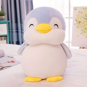 Peluche Pingouin, Cadeau Idéal Pour La Saint-Valentin, Pour Les Enfants, Les Filles, Les Garçons Et Les Petites Amies (Bleu, 25 Cm) - Neuf