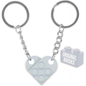 Kal-Porte-Cl&eacute;s Pour Couples Originaux | Briques Authentiques | Cr&eacute;maill&egrave;re Nouvelle Maison | Briques De Construction Originales | Id&eacute;e Saint Valentin Anniversaire Voiture Puzzle - Neuf