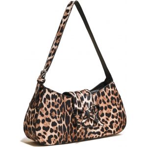 SJZG-Sac &Agrave; Bandouli&egrave;re Femme Retro Sac A Main Pochette Pu Cuir Sac Epaule Impermeable Sacs Besace Soir&eacute;e L&eacute;opard - Neuf