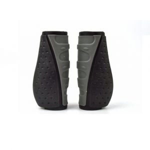 Poign&eacute;es De Guidon Ergonomiques Antid&eacute;rapantes Pour Vtt (Vtt), Coloris Noir Et Gris - Neuf