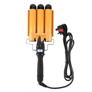 Fer A Boucler Professionnel A Trois Barils De 28 Mm Avec Ecran Lcd, Outil De Coiffure En Ceramique, Royaume-Uni - Neuf