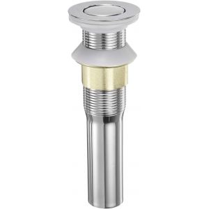Yemaesre-7"" Siphon D'évier Pour Salle De Bains Cuisine En Acier Inoxydable, Siphon D'évier Avec Bouchon De Vidange En Forme De Coquillage Argenté 1pcs - Neuf