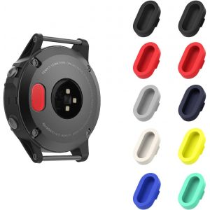 Lot De 10 Bouchons Anti-Poussi&egrave;re En Silicone Compatibles Avec Garmin Fenix 8/E/7/7S/7X/6/6S/6X/5/5S/5X/Vivoactive 6/53/4/Forerunner 45/245/745/945/Venu 2/Instinct/3, Protection Du Port De C[Z4642] - Neuf