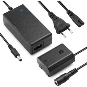 Np-Fz100 Batterie Factice Ac-Fz100 Dc Coupler Adapter Kit Compatible Avec Sony A6600, A7C, A7Iii, A7Riii, A7Riv, A9, A9R, A9S, Alpha 9, Alpha 9R, Alpha 9S, Alpha 9S, Appareil Photo Numérique[Z2519] - Neuf