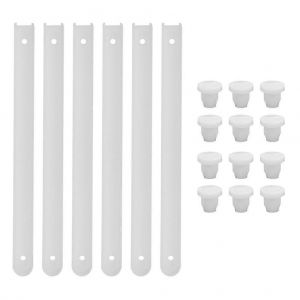 3 ensembles Tiroir blanc Tiroir Rouleaux Tiroir Glisses Plateau clavier Glissi&egrave;res Commode Tiroir Diapositives Tiroir Support coulissant - Neuf