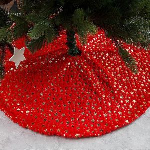 Jupe De Sapin Festive De 90 Cm Pour La Décoration Du Sapin De Noël Et Les Fêtes De Fin D'année - Neuf