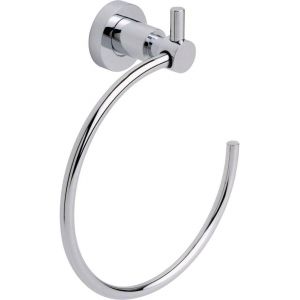 KAL-Loxx Anneau Porte Serviette Salle Bain, Finition Brillante Métal Chromé, Adhésif, Technologie Sans Percer Te40280-00000-00 - Neuf