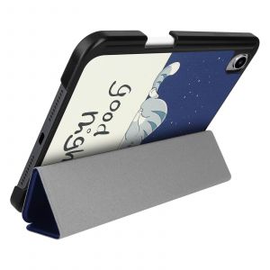 Housse Chat pour iPad Mini 6 2021 et 7 2024 Support Multiposition Bleu - Neuf