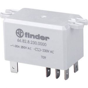Relais enfichable Finder 66.82.8.230.0000 230 V/AC 30 A 2 inverseurs (RT) 1 pc(s) - Neuf