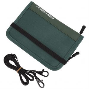 HJLIAN Portefeuille de voyage anti-RFID, porte-passeport, porte-documents, etui en nylon etanche (vert) - Neuf
