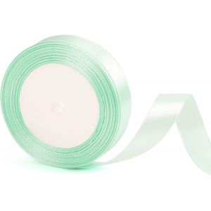 Ruban De Satin Vert Menthe De 20 Mm De Large, 22 M, Tissu Pour Emballage Cadeau, Fleuriste, Bouquet, G&acirc;teau, Noeud Pour Les Cheveux, Travaux Manuels, Mariage, D&eacute;coration De Voiture - Neuf