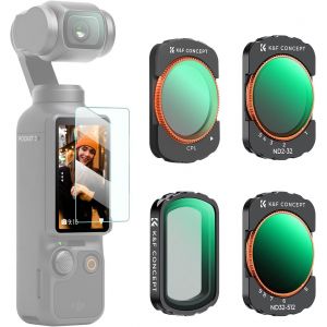 Filtre Nd2-32 Nd32-512 Cpl Black-Mist 1/4 Compatible Avec Dji Osmo Pocket 3 Hd Nano-Revêtements Étanche Anti Des Rayures Léger[Z2541] - Neuf