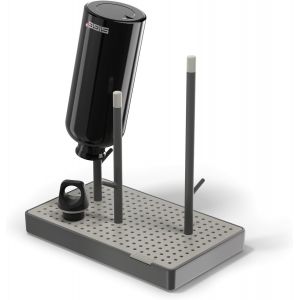 Subzonal-Gouttoir &Agrave; Bouteille & Gourde Elara - S&eacute;chage Hygi&eacute;nique - Bac &Eacute;tanche - Antid&eacute;rapant & Anti-Rayures - Sans Bpa - Compatible Lave-Vaisselle - Design Suisse - Fabriqu&eacute; En Ue - Gris Argile - Neuf