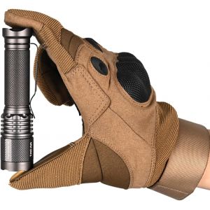 Tac Aa Edc Tactical Torch, 1000 Lumens High Lumens Rechargeable Long Range 280 Metres Torch, Small Mini Ultra Powerful Led Torch For Camping, Emergencies, Home - Neuf