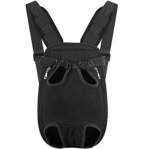 Sac De Transport De Voyage Pour Petit Chien, Chiot, Chat, Pour Voyage, Randonnée, Camping, Etc. M - Noir - Neuf