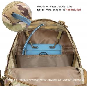 KALANKA-60L sac à dos tactique, grand sac à dos de survie militaire Molle 60L, hommes et femmes, sac d'extérieur détachable - Neuf