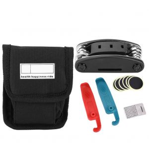 Kit D'outils Multifonctions Duuti Pour Reparation De Crevaison De Pneu Portable Et Autocollant - Neuf