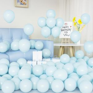 Ayuhr-Ballons Rouge, 50 Pièces Ballons Rouge Mat Latex 5 Pouces Petits Mini Ballon Avec Ruban Pour Femmes Garçons Filles Fête D'anniversaire Célébration Noël Fêtes Carnaval Mariage Douche Mariée Déco - Neuf