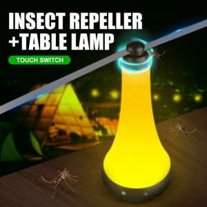 Ventilateurs Volants Pour Tables Avec LumièRes Led, Ventilateur Anti-Moustiques, Anti-Insectes Rechargeable, Pour L'extéRieur, Pour Le Camping, Pique-Nique - Neuf