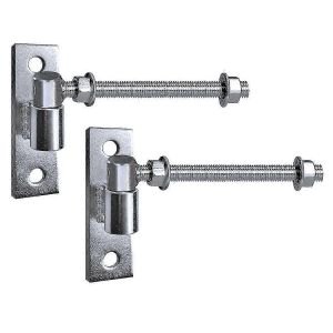 Charnières de porte de clôture en bois Charnière à boulon en J en acier soudé robuste pour clôture de jardin de ferme - Neuf