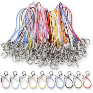 Lani&egrave;re De Dragonne &Agrave; Main,100 Pi&egrave;ces Sangle Cordon T&eacute;l&eacute;phone,Cordon Avec Dragonne, Dragonne Telephone Portable,Lani&egrave;res De Dragonne Pour T&eacute;l&eacute;phone Portable Cam&eacute;ra Cl&eacute; Usb Portefeu[POP942354] - Neuf