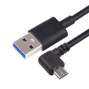 TomTom GPS Charger Compatible with Go 40,50,60,400,500,510,520,530,600,610,620,820 Live,5000,5100,5200,6000,Micro USB Cable Angled 90° - Neuf