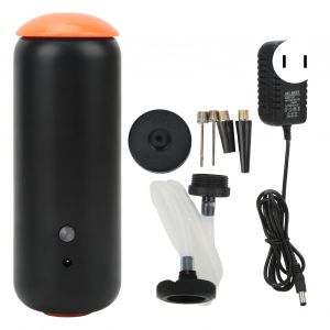 HJLIAN Sac de rangement sous vide, pompe a air portable multifonction electrique pour la maison et les voyages, 100-240 V, noir et orange, prise americaine - Neuf