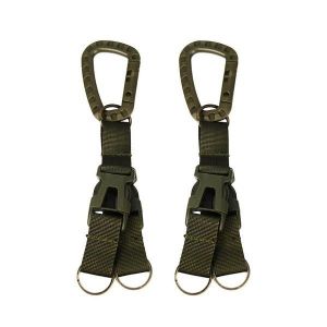 Lot De 2 Mousquetons Multifonctionnels Et Durables Avec Double Crochet Pour Activités De Plein Air Et Articles Essentiels - Neuf