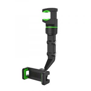 Support De T&eacute;l&eacute;phone Portable Multifonction Pour Voiture, Rotatif &Agrave; 360&deg;, Pour R&eacute;troviseur, Gps, &Agrave; Suspendre Au Si&egrave;ge-Vert - Neuf