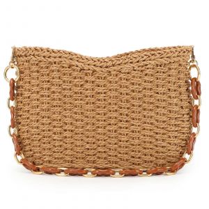 Sac a main en paille, sac a main tisse, sac d'ete, cabas en raphia pour les vacances d'ete a la plage - Neuf