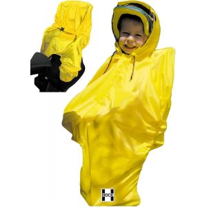 Subzonal-Housse De Pluie 2 En 1 Pour Si&egrave;ge De V&eacute;lo Pour Enfant - Fonction Innovante &Agrave; 2 Compartiments Pour Prot&eacute;ger L'enfant Et Le Si&egrave;ge Enfant De V&eacute;lo De L'humidit&eacute; - Cape De Pluie De V&eacute;lo Pour - Neuf