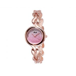 Montre &Agrave; Quartz Pour Femme Avec Bracelet En Acier Et Motif Ciel &Eacute;toil&eacute; D&eacute;grad&eacute;, Cadran De 25 Mm, &Eacute;tanche Jusqu'&agrave; 30 M - Neuf