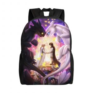 Sac &agrave; dos Krokmou pour enfants, r&eacute;sistant &agrave; l'eau, motif Comment dresser votre dragon, cartable de voyage, randonn&eacute;e, camping, Daypa-XTYD382 - Neuf