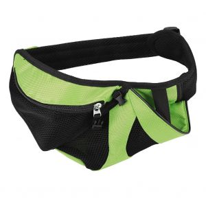 Sac banane antivol pour sports de plein air, course a pied, support de telephone, bouteille d'eau, ceinture (vert gazon) - Neuf