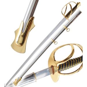 Epee Cavalerie Sabre Militaire Decoration Replique Repliksword - Neuf