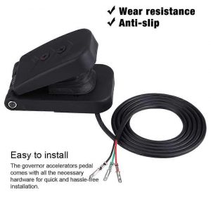 Tricycle &Eacute;lectrique Acc&eacute;l&eacute;rateur P&eacute;dale D'acc&eacute;l&eacute;rateur Contr&ocirc;le De Vitesse Acc&eacute;l&eacute;rateurs Frein Pied Universel Noir Pi&egrave;ces De Bateau Accessoire - Neuf
