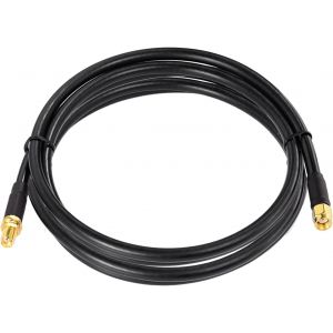 Câble RP-SMA Rallonge Antenne WiFi 3m Câble ALSR240 Faible Perte Adaptateur de RP-SMA Mâle à Femelle pour Caméra Passerelle Routeur WiF Carte Réseau Sans Fil Mini PCI Express PCIE - Neuf