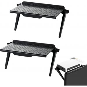 2 Pcs Pliable Support Moniteur,&Eacute;tag&egrave;re Sup&eacute;rieure Tv,Pour Supports De T&eacute;l&eacute;phones Portables,Tv Box Routeur, Routeurs,T&eacute;l&eacute;commande - Neuf