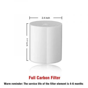 Élément Filtrant De Purification D'Eau De Qualité 15-20,Purificateur D'Eau Domestique,Ensemble De Filtres De Douche,Bain Pour Éliminer Le Chlore Résiduel.Full Carbon Filter. - Neuf