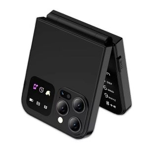 Telephone portable pliable A50 Pro, double carte SIM, GSM, enregistrement automatique des appels, ecran 2,4 pouces - Neuf