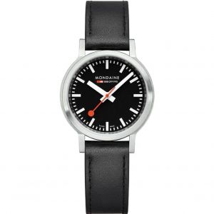 Ladies Watch Mondaine Mst.34020.Lbv.Set, Quartz, 34mm, 3atm - Neuf