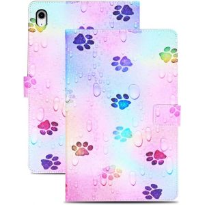 Pissenlit Coque Ipad 10eme Generation 10,9 Pouces En 2022,Ipad 11 Pouces(A16) 2025,Cuir Pu De Qualité Supérieure Pour Une Protection Complète À 360°,Conception De Motif De Pissenlit Unique, Bleu - Neuf