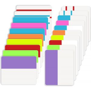 Tianyi-Lot De 600 Onglets Adhésifs De 5,1 Cm - Marqueurs De Page Colorés Repositionnables - Onglets Intercalaires Pour Notes, Classeurs, Livres, Dossiers (30 Ensembles De 10 Couleurs) - Neuf