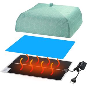 Coussin Chauffant Pour Moules En R&eacute;sine,Coussin De S&eacute;chage Pour &Eacute;poxy Avec Fonction De Minuterie, Adapt&eacute; Aux Moules En Silicone Pour Sous-Verre, D&eacute;moulage Rapide - Neuf